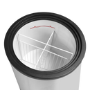 Expozitor de congelare alb, 72 l, -22/-12 °C, racire statica, pueter 124 W,-3