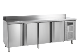 Masa refrigerata inox cu 4 usi, temperatura -2 to +10°C, clasa energetica B