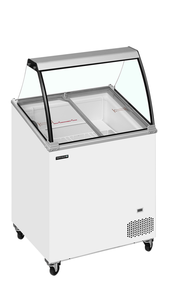 Vitrina de congelare pentru inghetata la cupa Tefcold IC202SCE-SO
