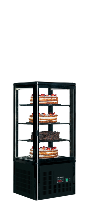 Vitrina frigorifica de blat Tefcold UPD80-BLACK - imaginea 2