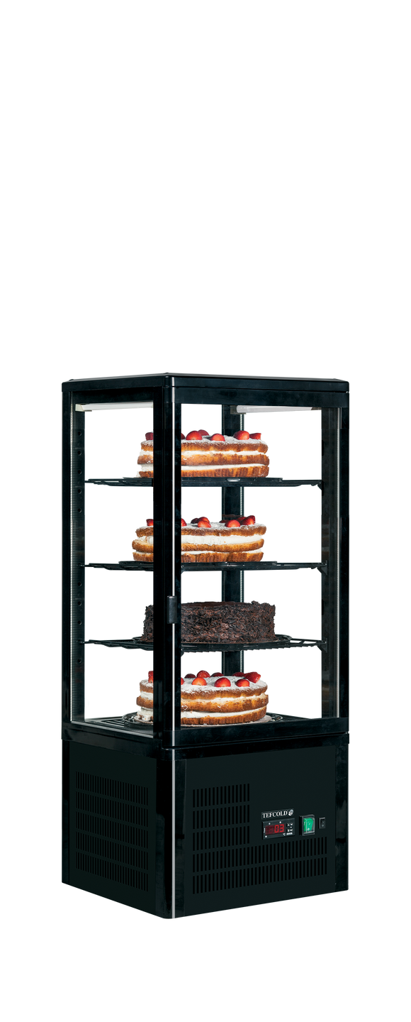 Vitrina frigorifica de blat Tefcold UPD80-BLACK - imaginea 2