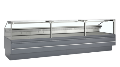Vitrina servire Tefcold SOCA37590A, 982 l, blat inox de 900 mm si sticla frontala anti-condens