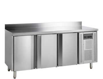 Masa refrigerata snack Tefcold SK6310/+SP, inox SS304, 3 usi cu inchidere automata