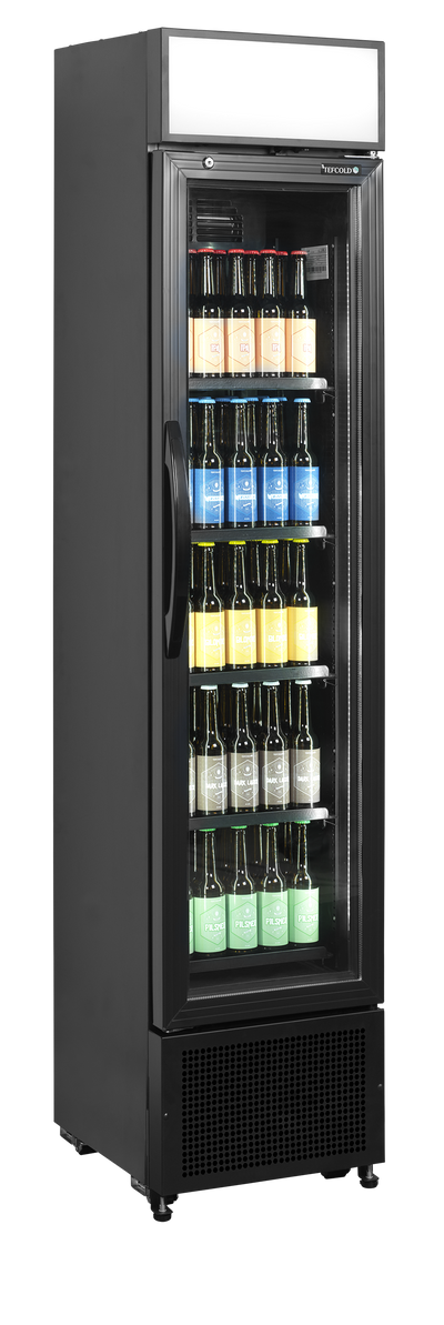 Vitrina frigorifica pentru bauturi Tefcold FSC175H BLACK - imaginea 2