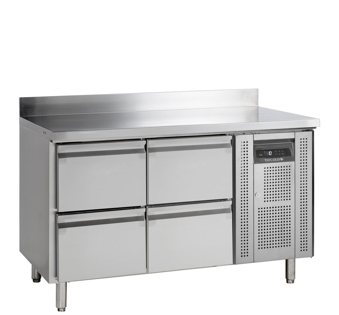 Masa refrigerata inox cu 4 sertare, temperatura -2 to +10°C, clasa energetica B