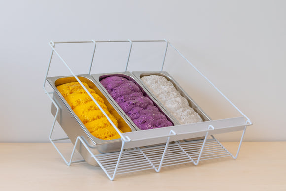 Cos pentru 3 cuve Napoli Tefcold pentru vitrine de inghetata IC SCE/SCEB - imaginea 2