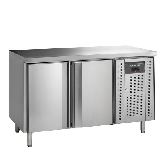 Masa refrigerata inox cu 2 usi, temperatura -2 to +8°C, clasa energetica A