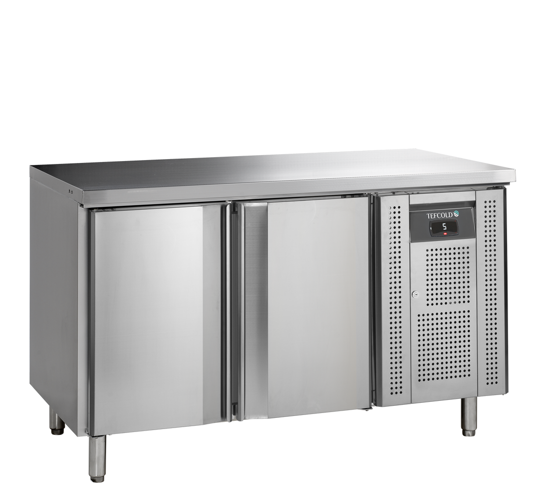 Masa refrigerata inox cu 2 usi, temperatura -2 to +8°C, clasa energetica A