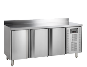 Masa refrigerata inox cu 3 usi, temperatura -2 to +8°C, clasa energetica A
