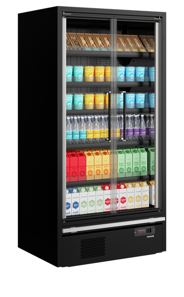 Vitrina frigorifica multideck Tefcold Galaxy+ GP10FGD Maxi Black - imaginea 2