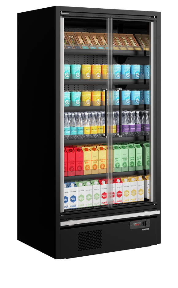 Vitrina frigorifica multideck Tefcold Galaxy+ GP10FGD Maxi Black - imaginea 2
