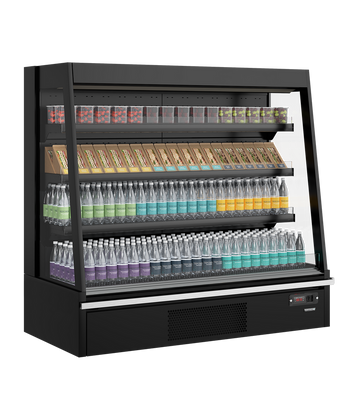Vitrina frigorifica multideck joasa Tefcold Galaxy+ GPL14 Black HC - imaginea 2