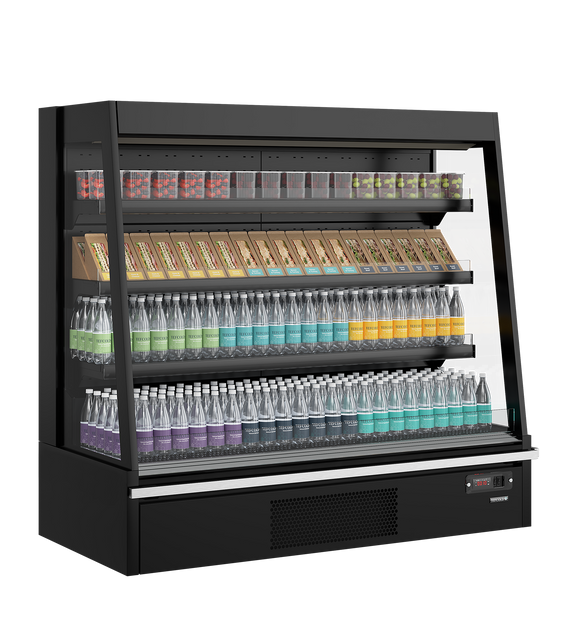 Vitrina frigorifica multideck joasa Tefcold Galaxy+ GPL14 Black HC - imaginea 2