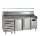 Masa refrigerata pentru pizza Tefcold PT1310 + GVC38-200