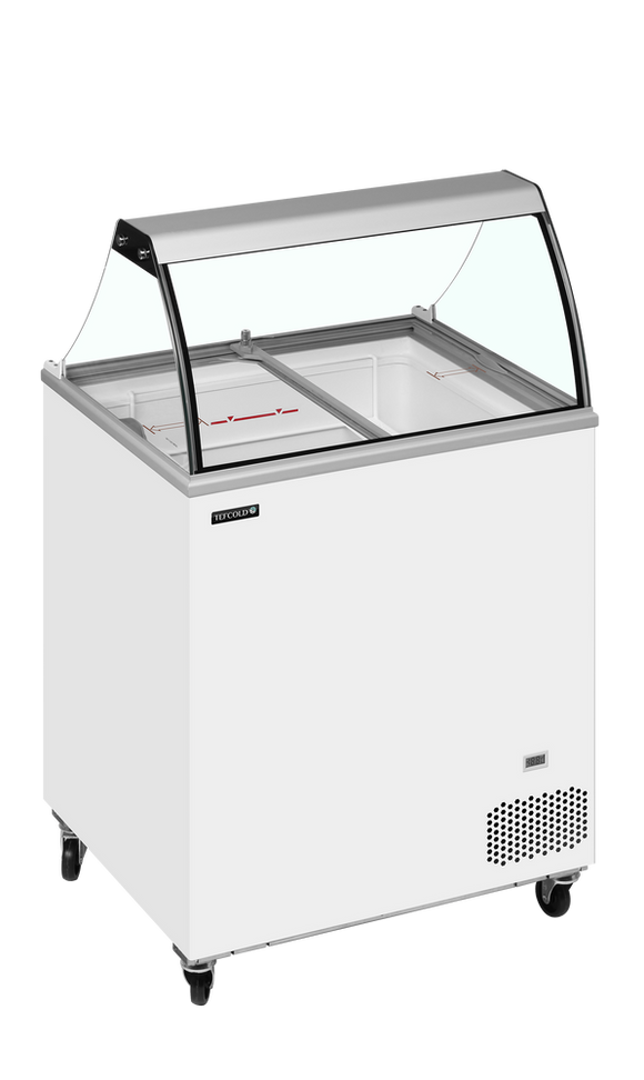 Vitrina de congelare pentru inghetata Tefcold IC202SC-SO