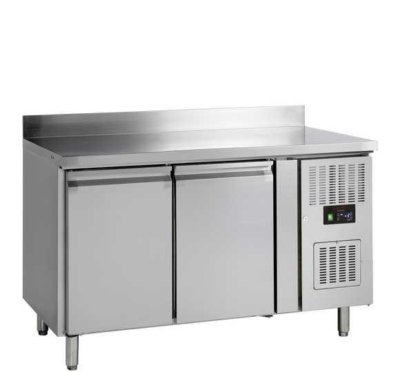Masa refrigerata inox cu 2 usi, temperatura -2 to +10°C, clasa energetica B