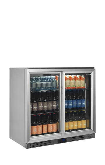 Vitrina retrobar inox Tefcold BA26SS - imaginea 2