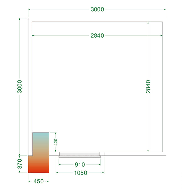 CRPF3030WD-Alb, N/A, 0 la +8, 1 ușă solidă cu balama, Ventilat, LED, 960 W, N/A