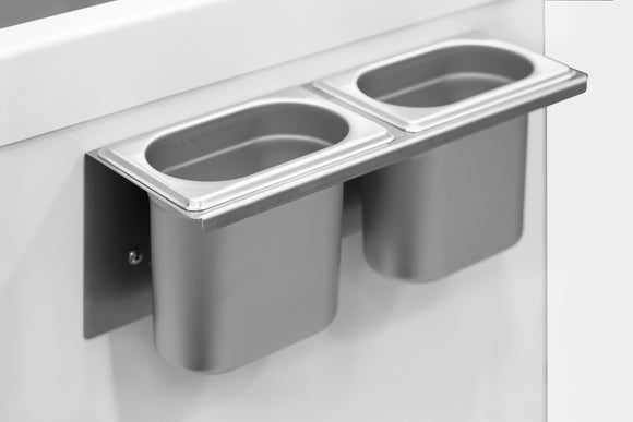 Kit spalator din inox pentru linguri de inghetata Tefcold pentru vitrine IC, UDRS si MIRABELLA