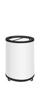 Expozitor de congelare alb, 72 l, -22/-12 °C, racire statica, pueter 124 W,-1