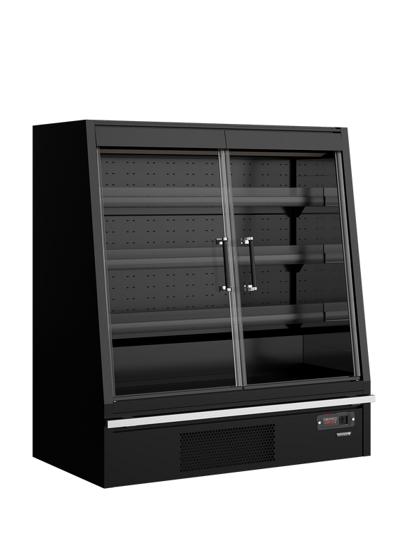 Vitrina frigorifica multideck joasa Tefcold Galaxy+ GPL14FGD Black