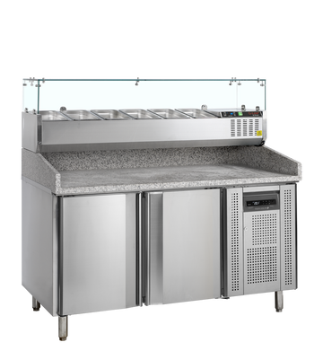 Masa refrigerata pentru pizza Tefcold PT1200 + GVC38-150