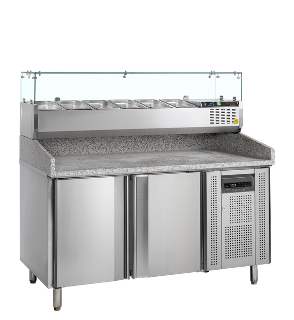 Masa refrigerata pentru pizza Tefcold PT1200 + GVC38-150