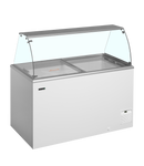 Vitrina inghetata la cupa Tefcold IDA400-W1+