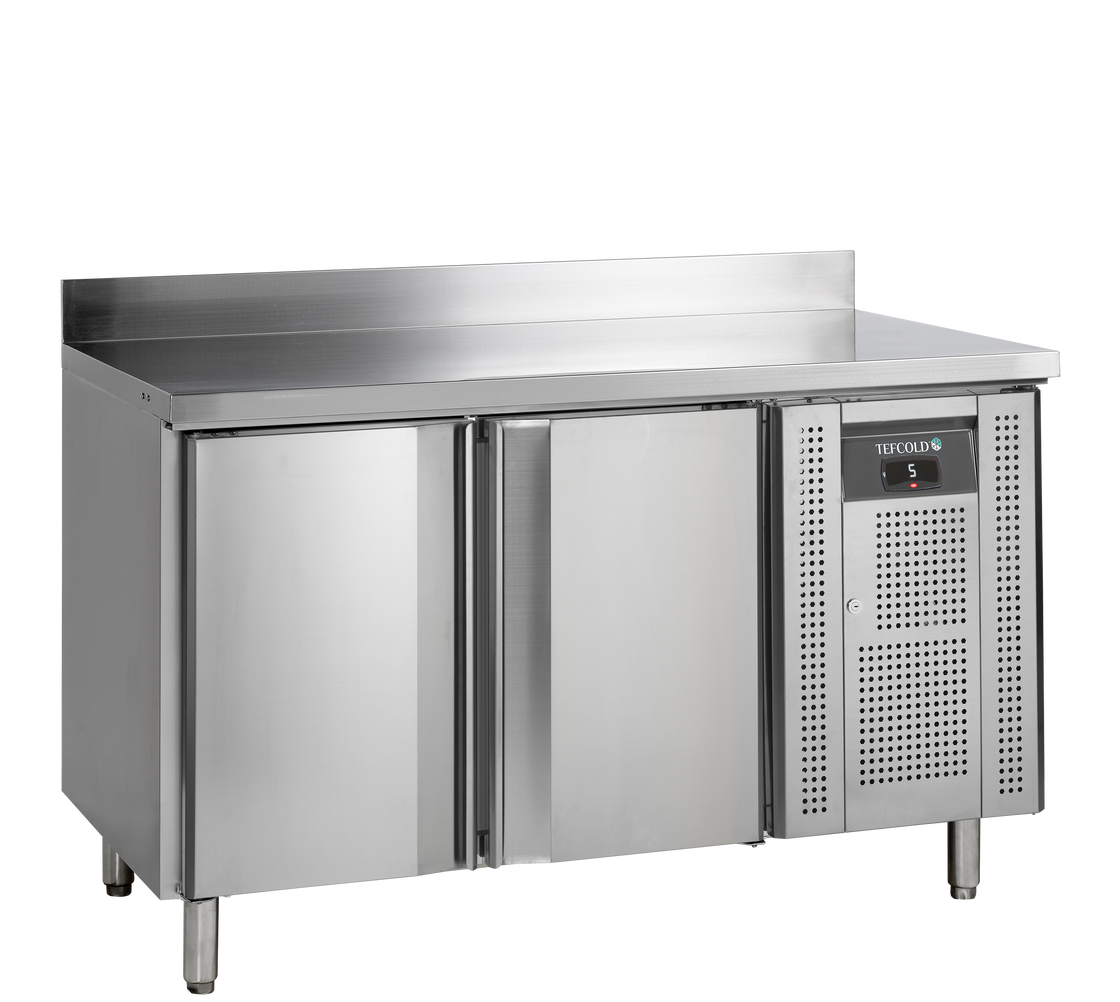 Masa refrigerata inox cu 2 usi, temperatura -2 to +8°C, clasa energetica A