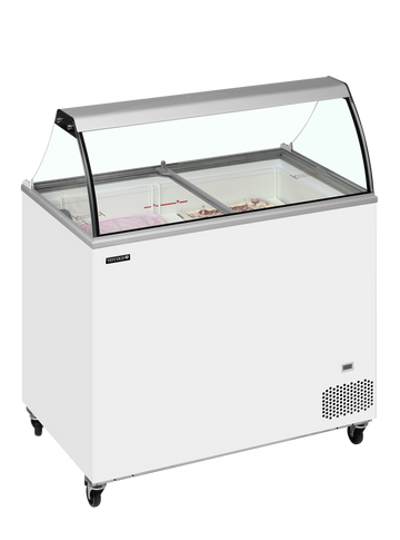 Vitrina de congelare pentru inghetata la cupa Tefcold IC302SC-SO