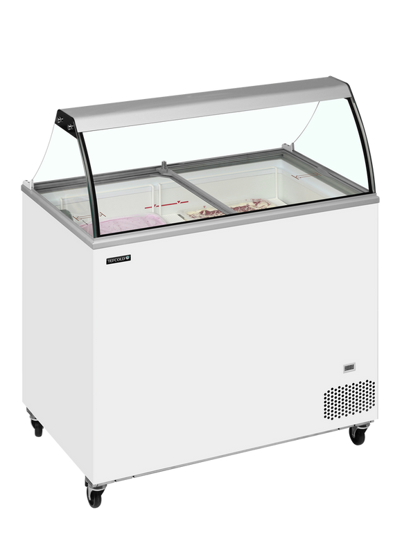 Vitrina de congelare pentru inghetata la cupa Tefcold IC302SC-SO