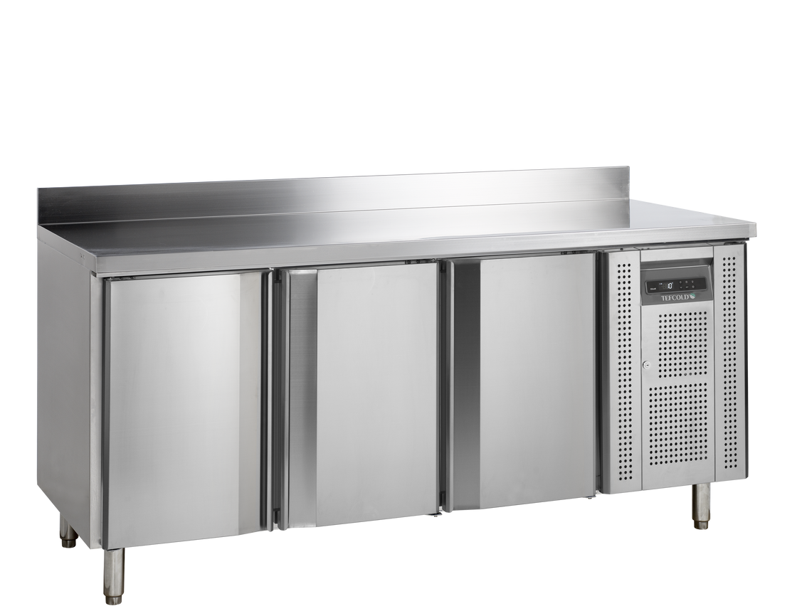 Masa refrigerata inox cu 3 usi, temperatura -2 to +10°C, clasa energetica B