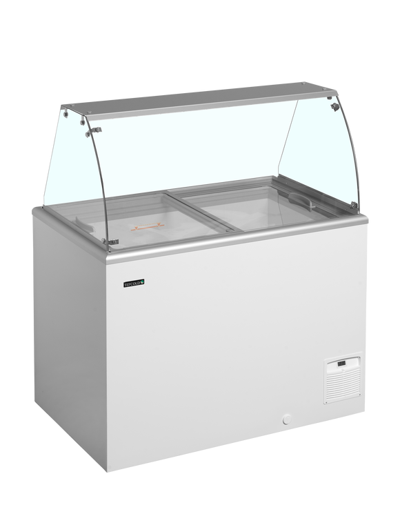Vitrina inghetata la cupa Tefcold IDA300-W1+