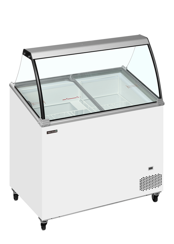 Vitrina de congelare pentru inghetata la cupa Tefcold IC302SCE-SO