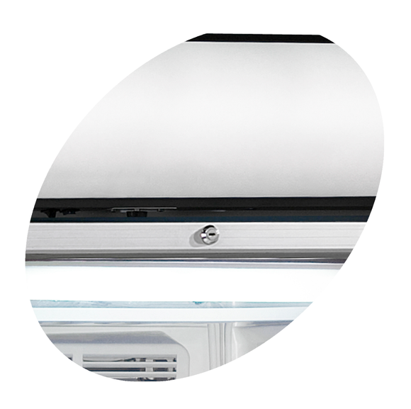 Vitrina de congelare verticala Tefcold UFFS370G - imaginea 3