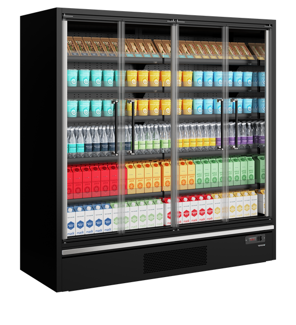 Vitrina frigorifica multideck Tefcold Galaxy+ GP20FGD Maxi Black - imaginea 2