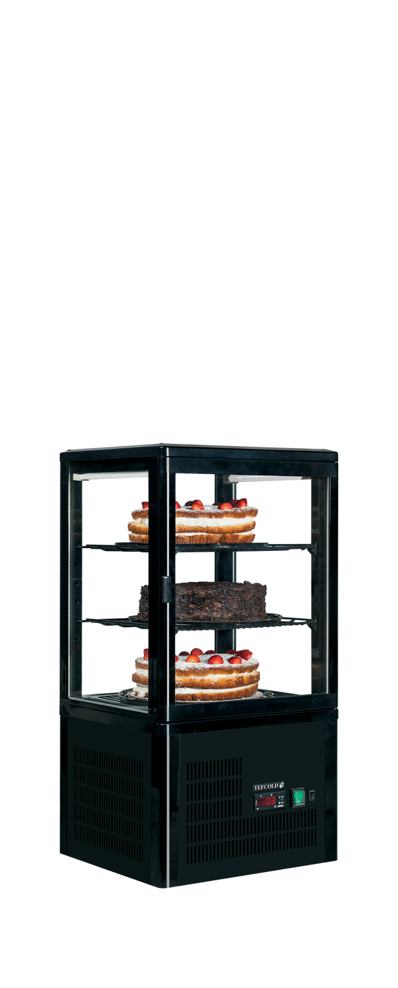 Vitrina frigorifica de blat Tefcold UPD60-BLACK - imaginea 2