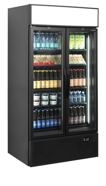 Vitrina frigorifica Tefcold FSC1000H BLACK - imaginea 2