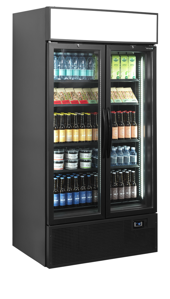 Vitrina frigorifica Tefcold FSC1000H BLACK - imaginea 2