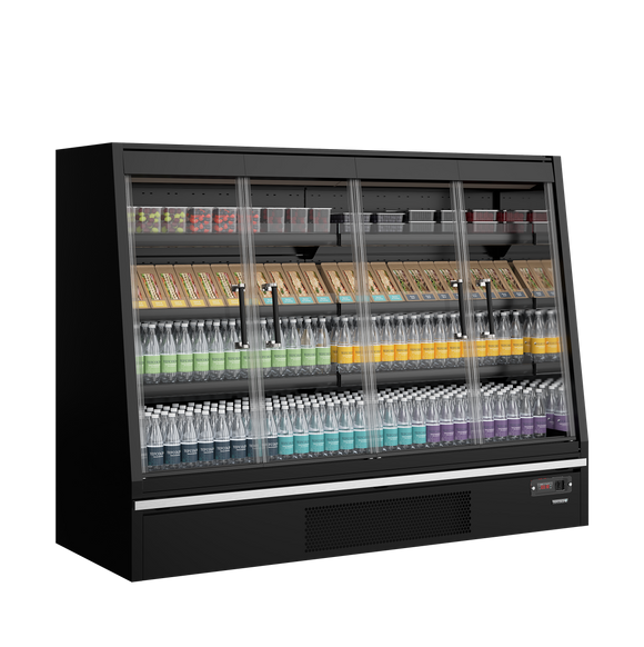 Vitrina frigorifica joasa Tefcold Galaxy+ GPL20FGD Black / DF - imaginea 2