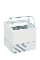 Vitrina inghetata ISETTA 4LX, expunere 4 cuve, alb, -16/-14 °C, racire statica, iluminare LED, 810W, clasa energetica B-1