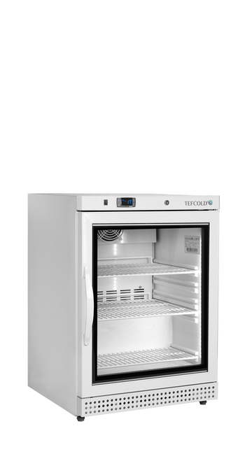Vitrina congelare Tefcold UF200VGW, 120 l, usa din sticla incalzita