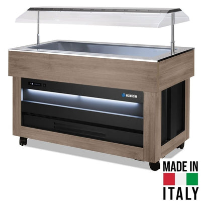 Vitrină Caldă Breakfast Deluxe
+30/+90°C | Bain-Marie | Clapetă fixă