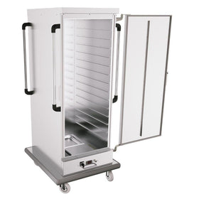 Carucior incalzit pentru preparate calde, 30 GN 1/1, +60 / +80°C, 2kW, - eurogastro.ro