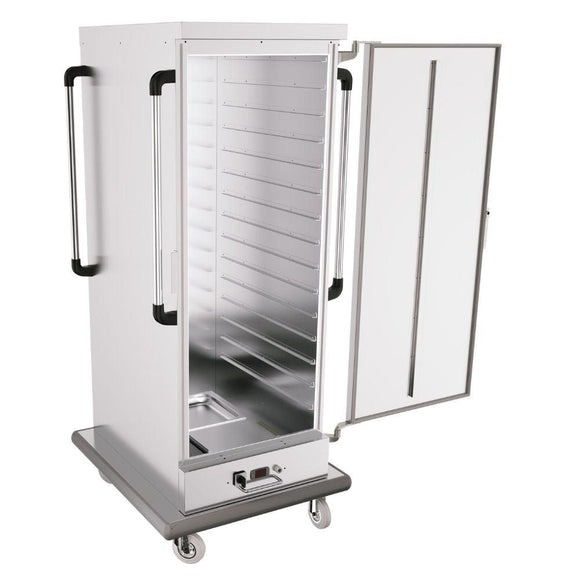 Carucior incalzit pentru preparate calde, 30 GN 1/1, +60 / +80°C, 2kW, - eurogastro.ro