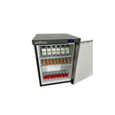 Frigider inox de blat 127L Combisteel - vedere din spate