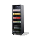 Vitrina frigorifica verticala 1 usa sticla neagra NAP-360 Combisteel - interior cu rafturi