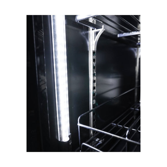 Vitrina frigorifica 3 usi sticla negru CEB-1600R Combisteel - detaliu compresor