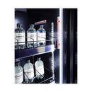 Vitrina frigorifica 3 usi sticla negru CEB-1600R Combisteel - detaliu placuta identificare