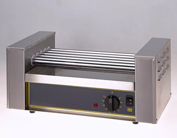 Incalzitor pentru carnati cu 5 role, 0.6kw, 230v, dimensiuni 545x320x240mm